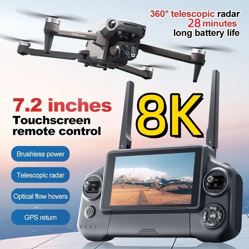 8K 3 Axis Gimbal Brushless 7.2 - Drone Gps Mount のレビューと価格