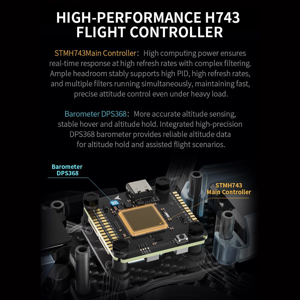 Axisflying H743 PRO Flight Con - Drone Flight Controller のレビューと価格