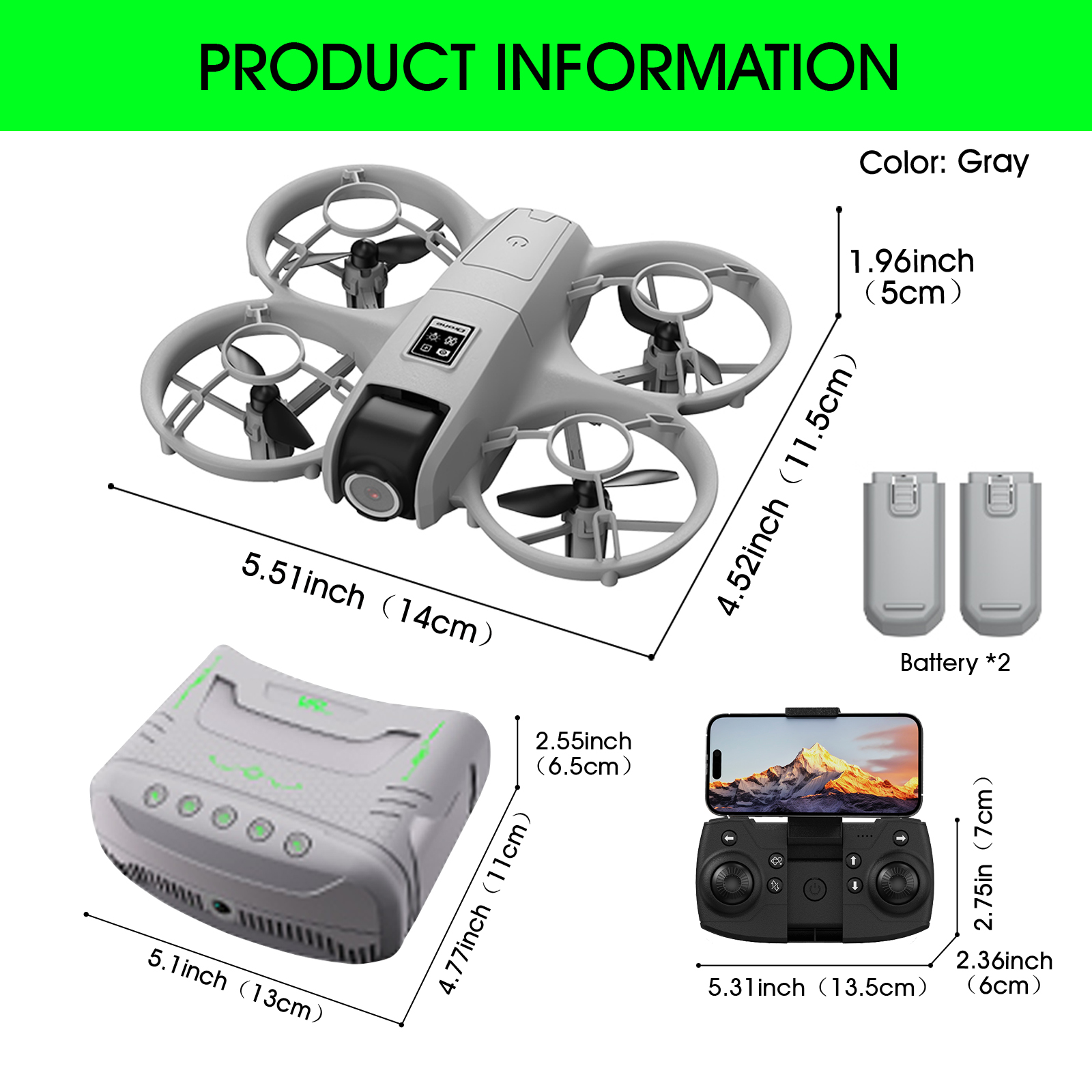 Mini Drone That Is Easy For Be - Drone Gimbal のレビューと価格