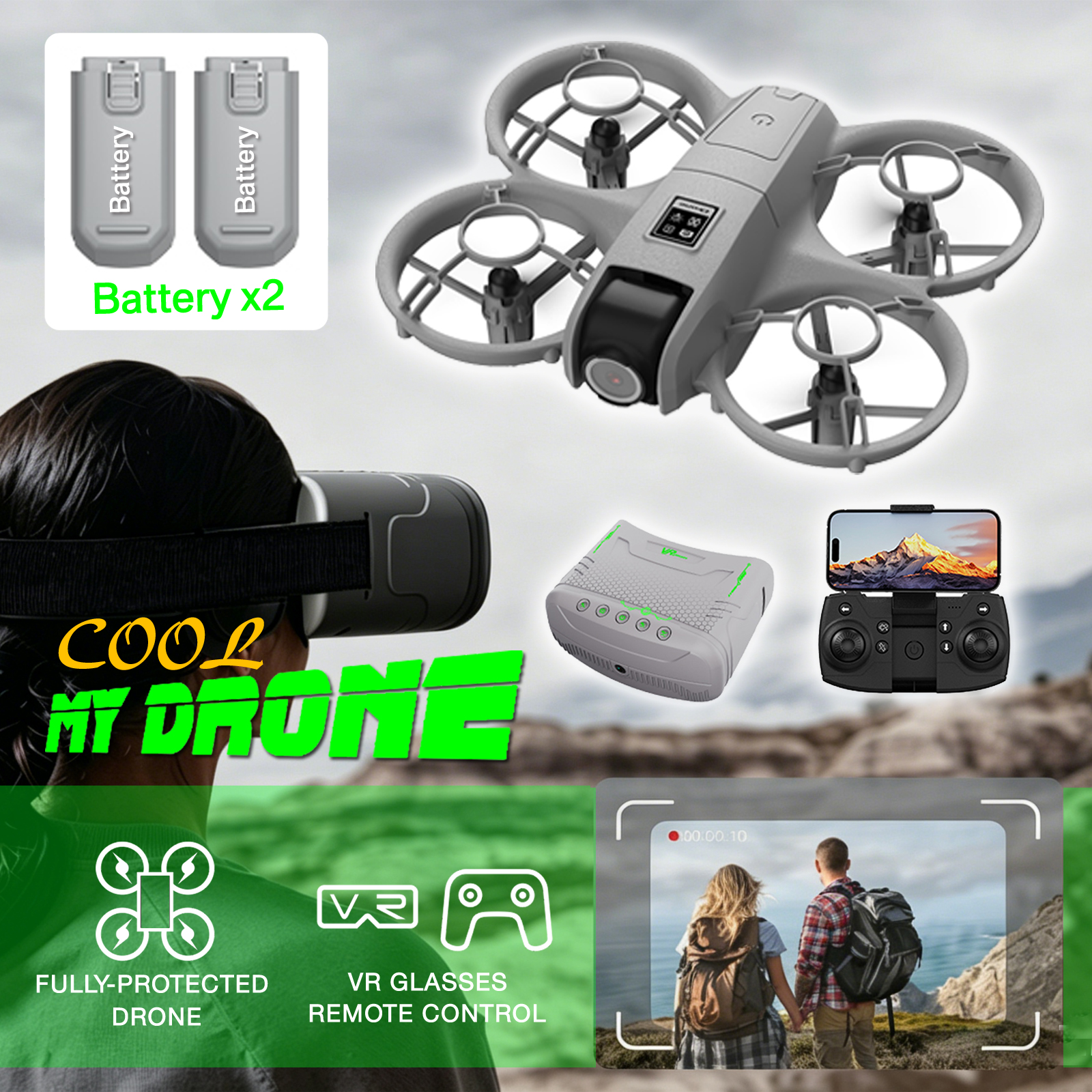 Mini Drone That Is Easy For Be - Drone Gimbal のレビューと価格