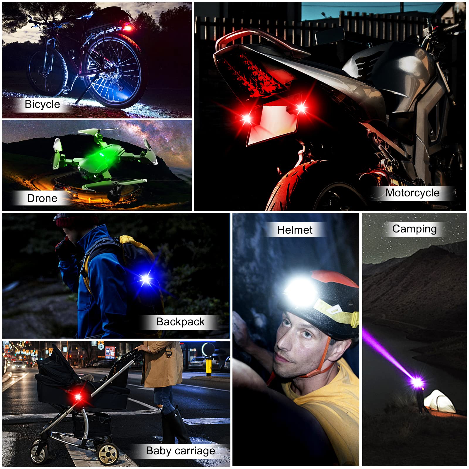 Motorcycle Lights Drone Strobe - Drone Led Light のレビューと価格