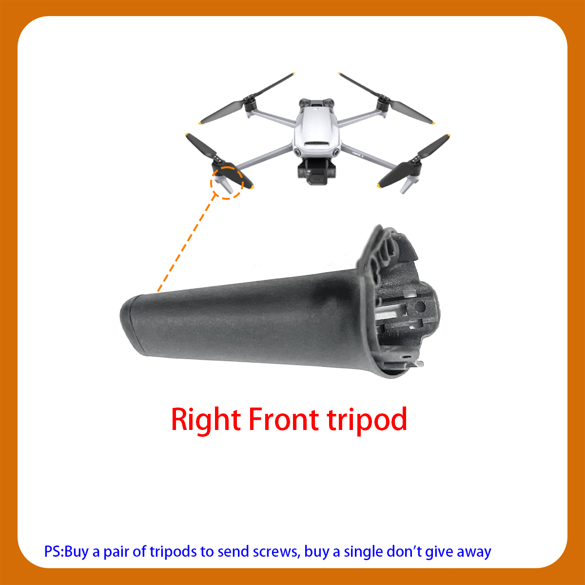 The Front Rear Arms, Legs, Tri - Drone Arm のレビューと価格