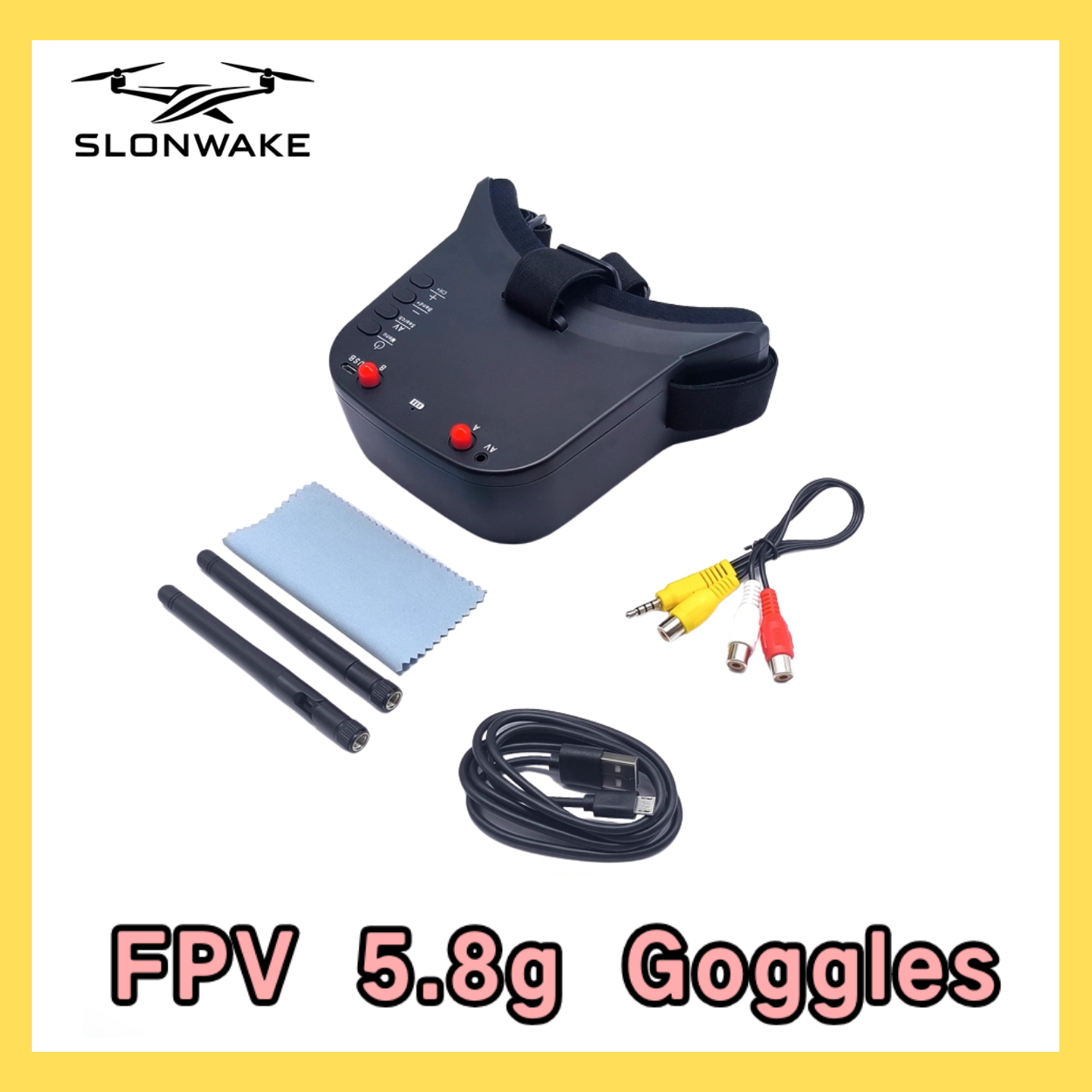 SLONWAKE 5.8G 48CH FPV 400mw V - Drone Transmitter のレビューと価格