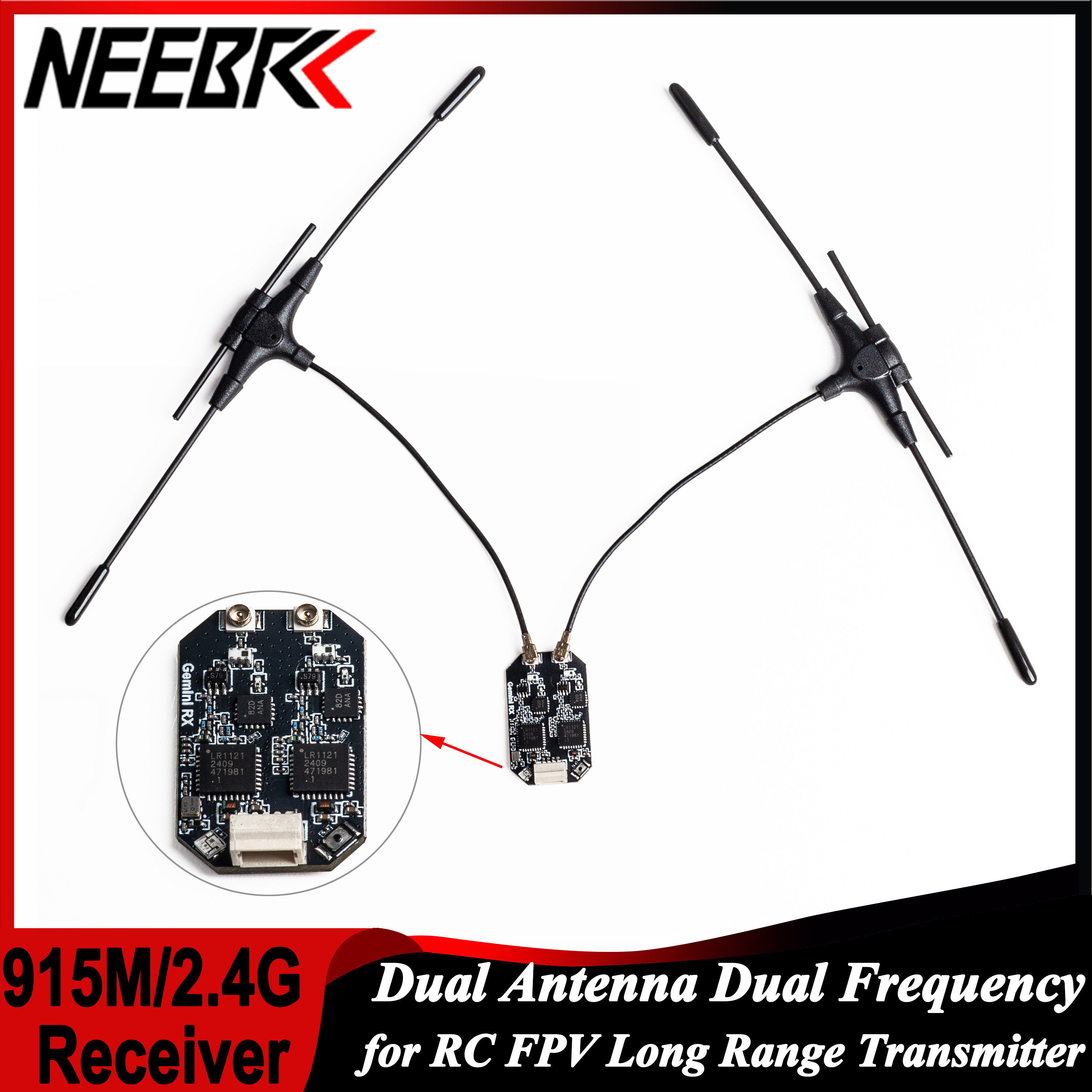 ELRS 915MHz/2.4GHz Gemini Dual - Drone Antenna のレビューと価格