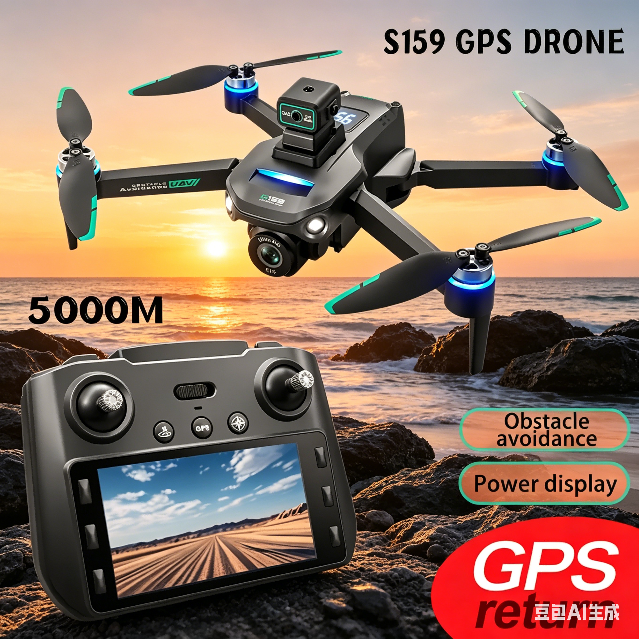 S159 GPS Drone 4K Profesional  - Drone Gps Mount のレビューと価格